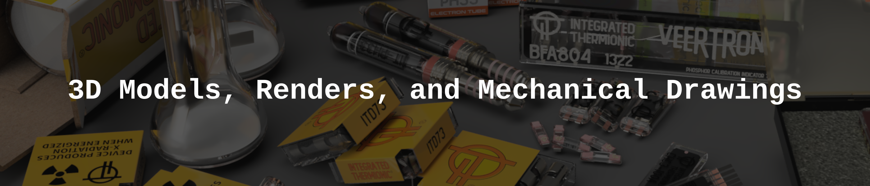 3D Models, Renders, and Mechanical Drawings